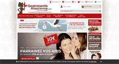 Desktop Screenshot of gastronomie-alsacienne.com